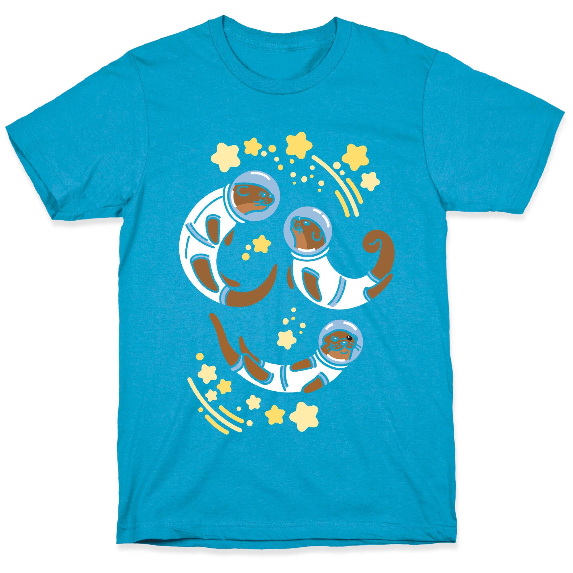 Otters In Space Unisex Triblend Tee